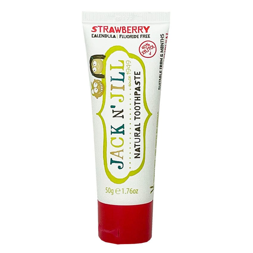 Jack Nâ€™ Jill Natural Calendula Toothpaste Strawberry  50g