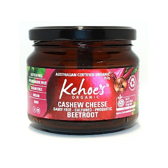 Kehoeâ€™s Kitchen Vegan  Beetroot Cashew Cheese  250g