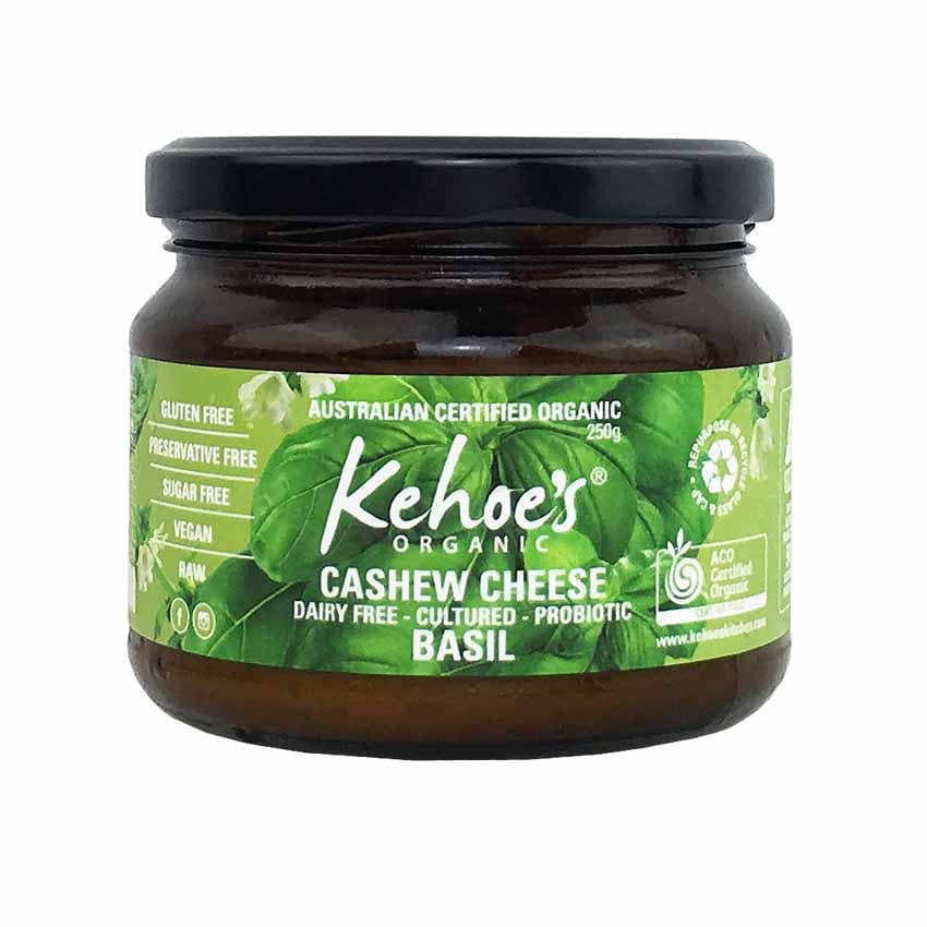 Kehoeâ€™s Kitchen Vegan Cashew Cheese Basil 250g