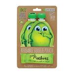 Little Mashies Reusable Squeeze Pouch Green 2 pack