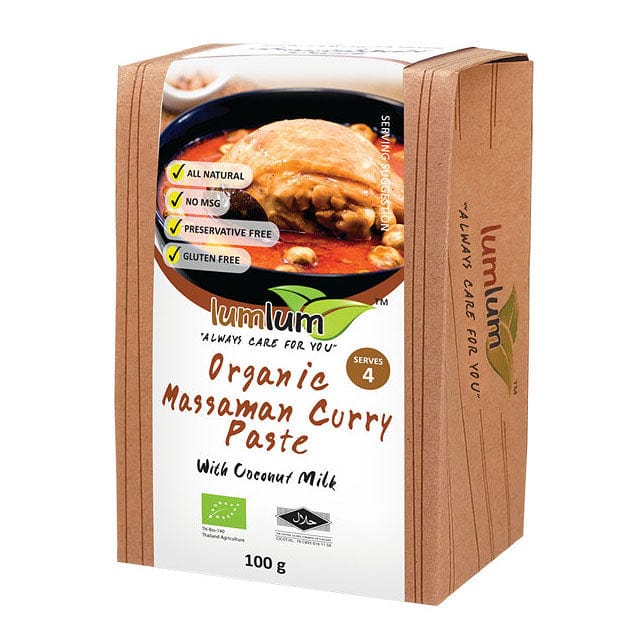 Lum Lum Organic Massaman Curry Paste 100g