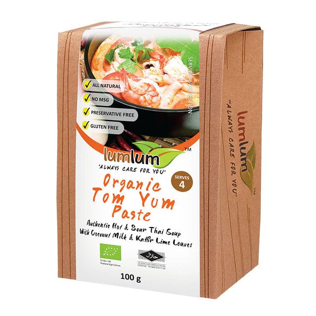 Lum Lum Organic Tom Yum Curry Paste 100g