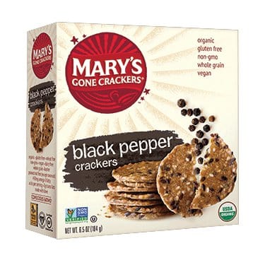 Maryâ€™s Gone Crackers Black Pepper Crackers 184g