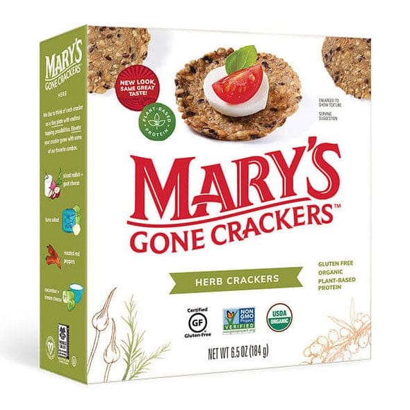 Maryâ€™s Gone Herb Crackers 184g
