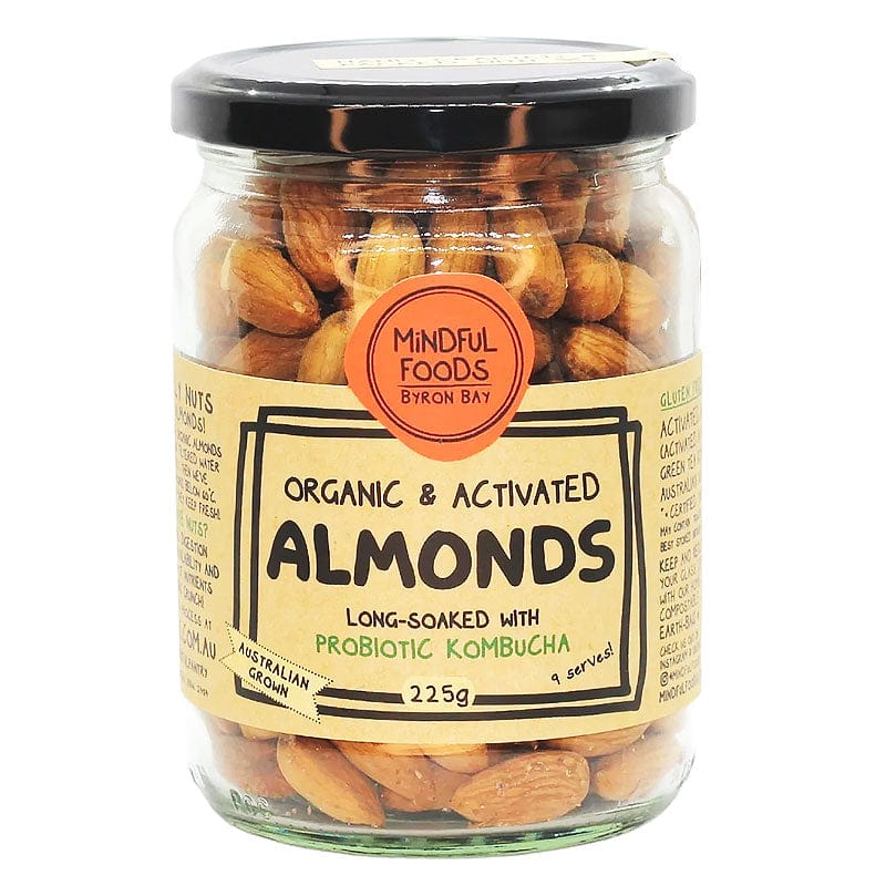 Mindful Foods Almonds Organic and Activated 225g