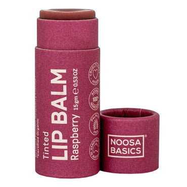 Noosa Basics Organic Lip Balm Raspberry 15g