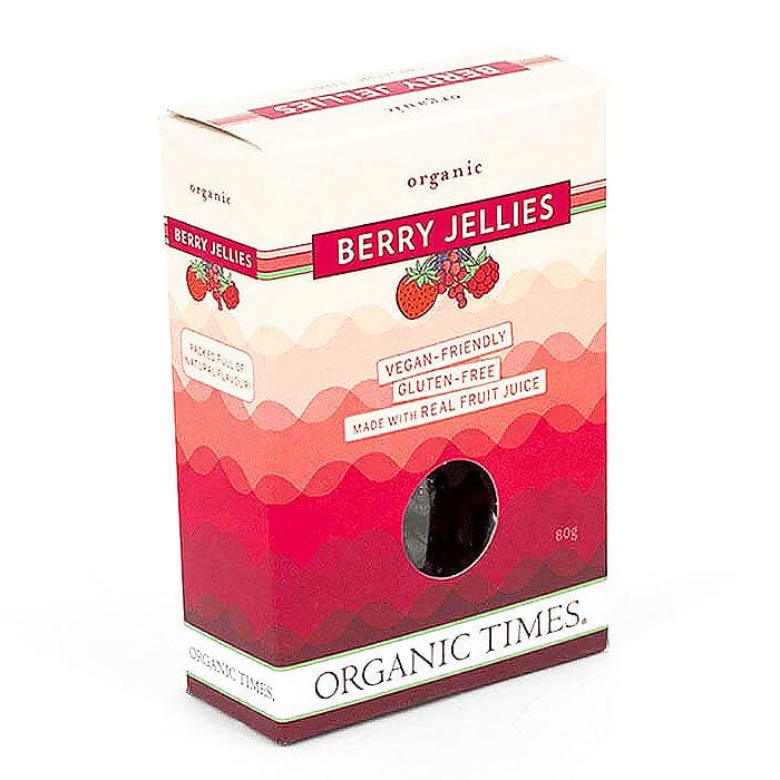 Organic Times Berry Jellies 80g