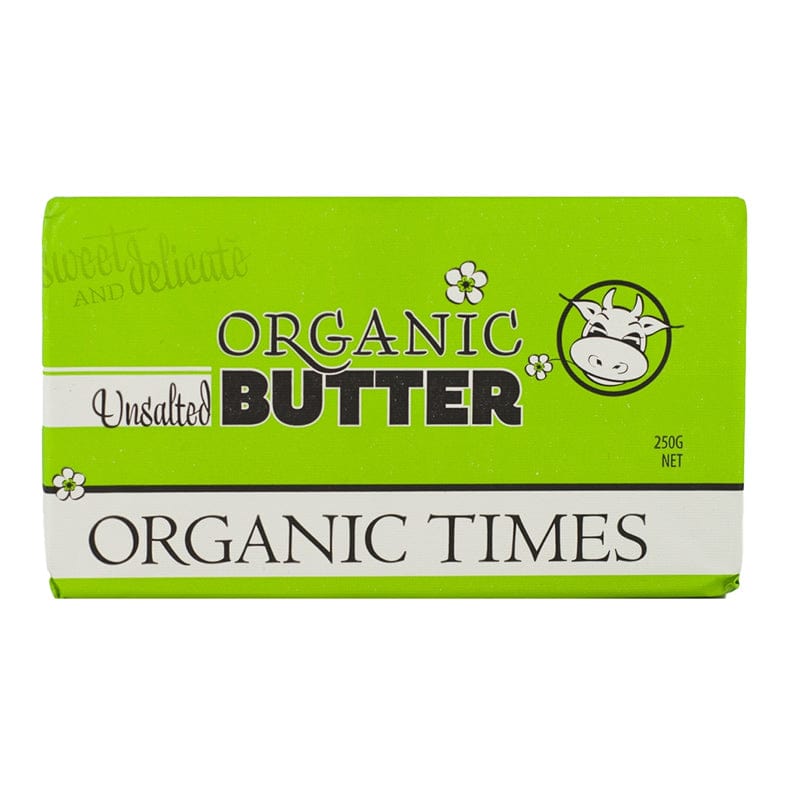 Organic Times Butter Unsalted 250g