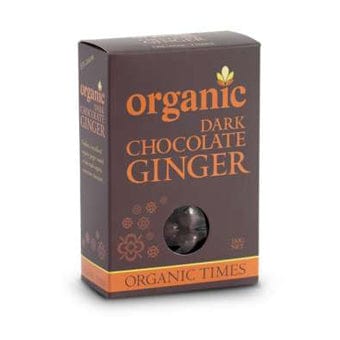 Organic Times Dark Chocolate Coated Ginger 150g
