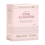 Organic Times Pink Raspberry-Dusted White Choc Almonds 130g