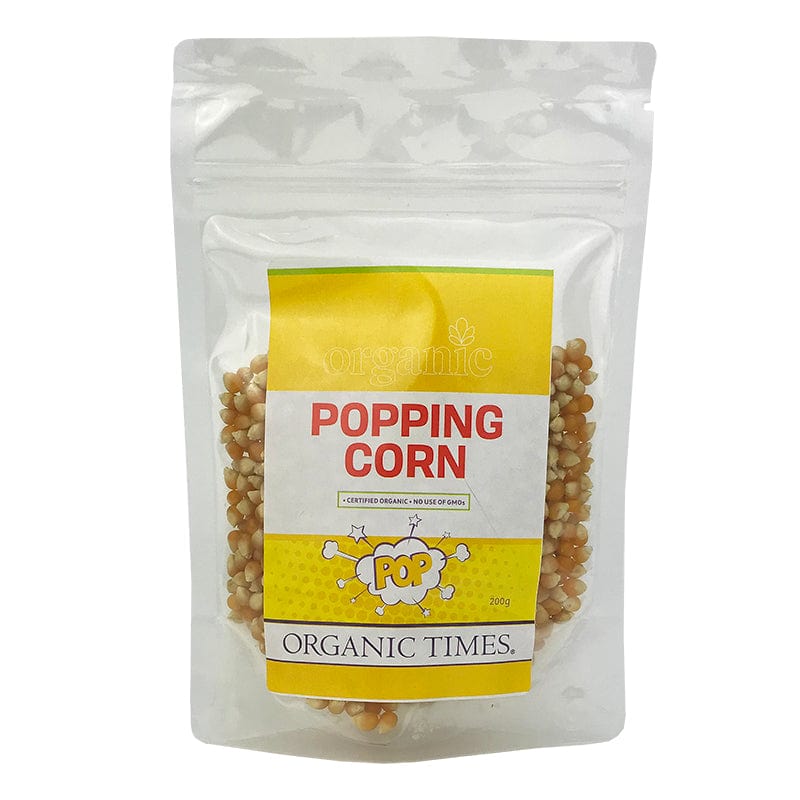 Organic Times Popping Corn 200g