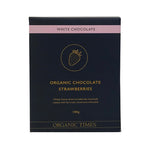 Organic Times White Chocolate Strawberries 100g