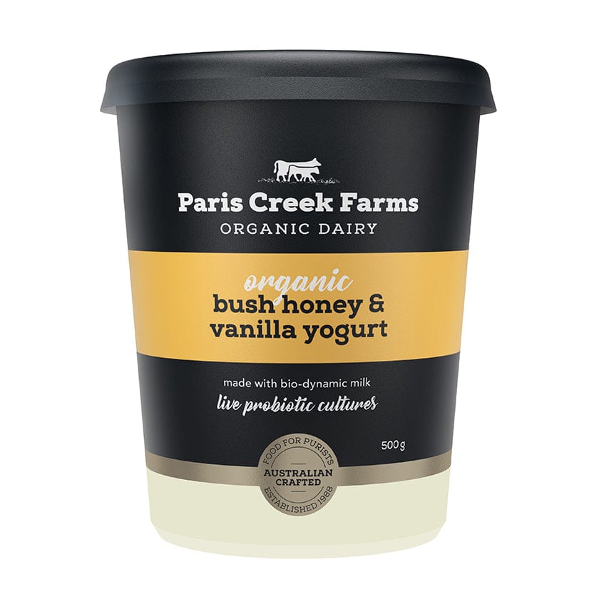 Paris Creek  Bush Honey and Vanilla Yoghurt  500g