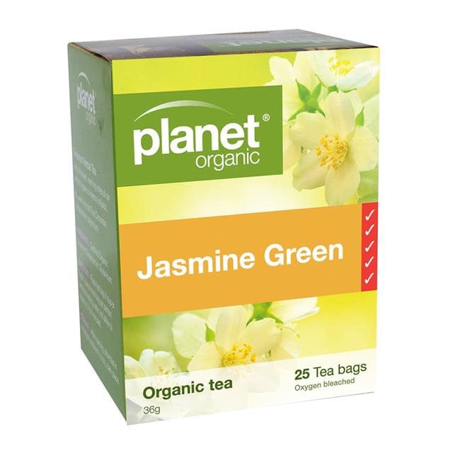 Planet Organic Jasmine Green Tea  25 bags