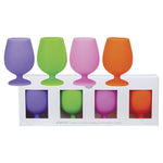 Porter Green Stemm Silicone Wine Glass Set Vitoria 4x250ml