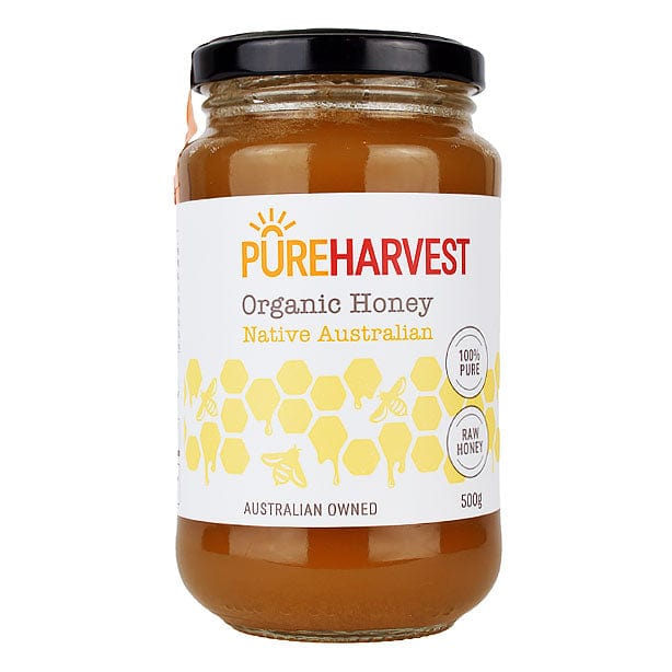 Pure Harvest Honey Raw 500g
