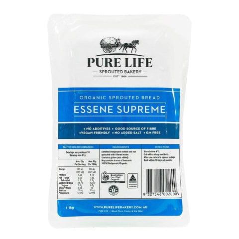 Pure Life Sprouted Essene Supreme Bread 1.1kg
