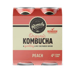Remedy  Peach Kombucha CAN 4 x 250ml