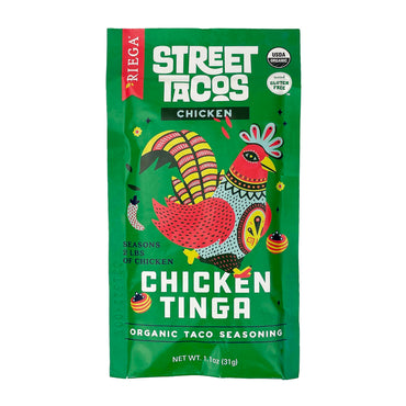 Riega Organic Street Tacos Chicken Tinga Seasoning 31g