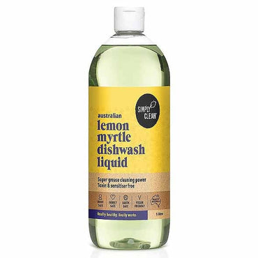 Simply Clean Dishwash Liquid - Lemon Myrtle 1L