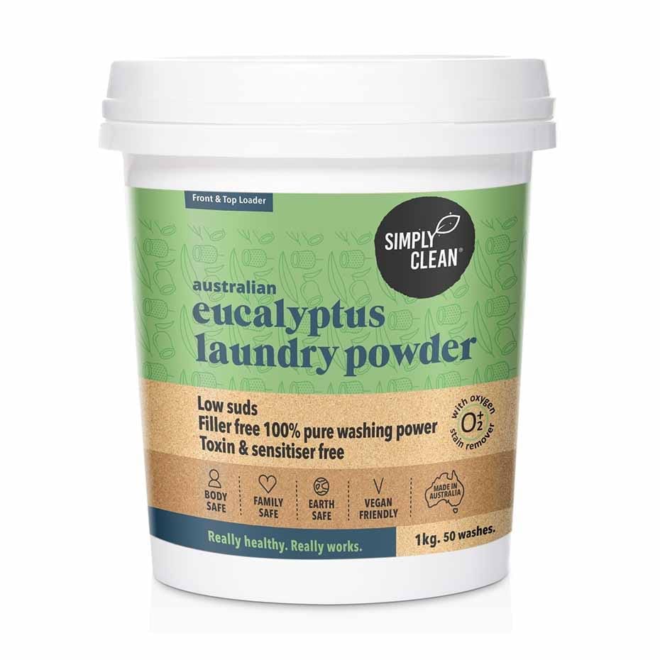 Simply Clean Laundry Powder - Australian Eucalyptus 1kg