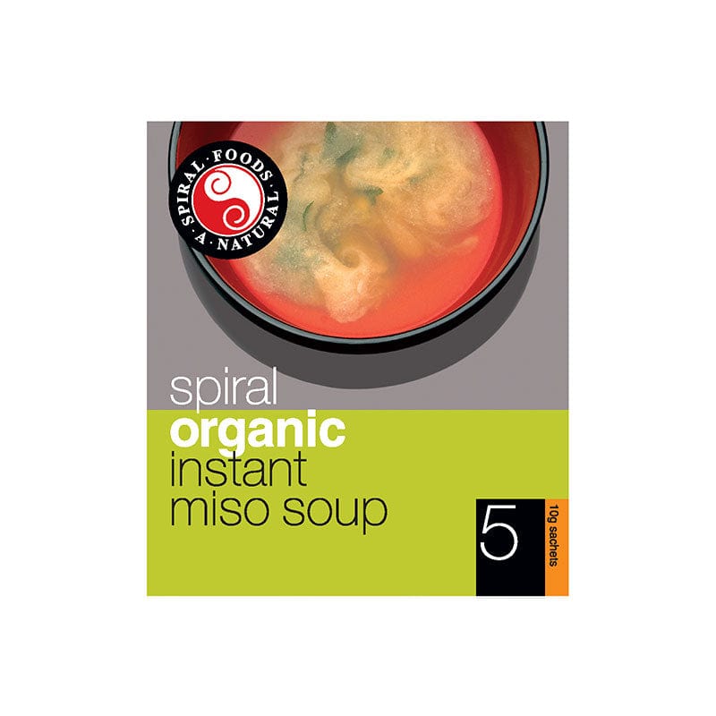 Spiral Foods Organic Instant Miso Soup 5 x 10g
