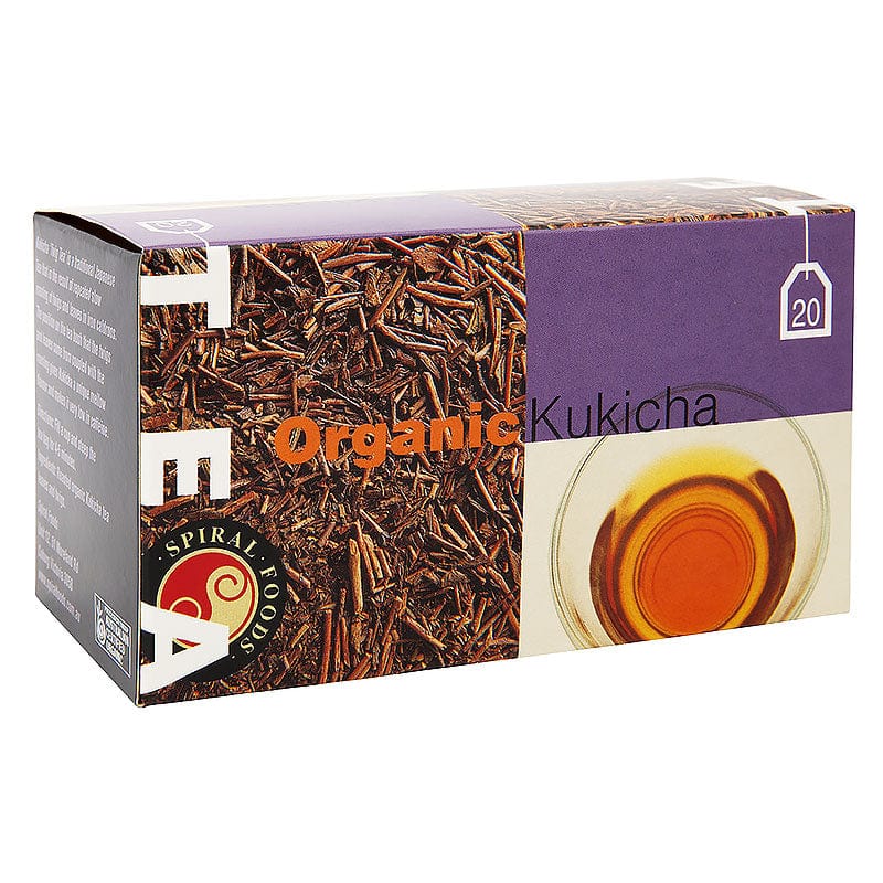 Spiral Foods Organic Kukicha Tea Bags 20 bags