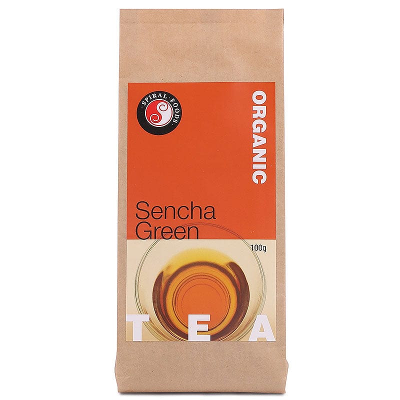 Spiral Foods Organic Sencha Green Tea Loose Leaves 100g