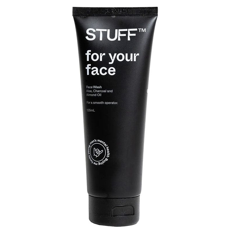 STUFF Face Wash - Aloe, Charcoal and Almond Oil 125ml