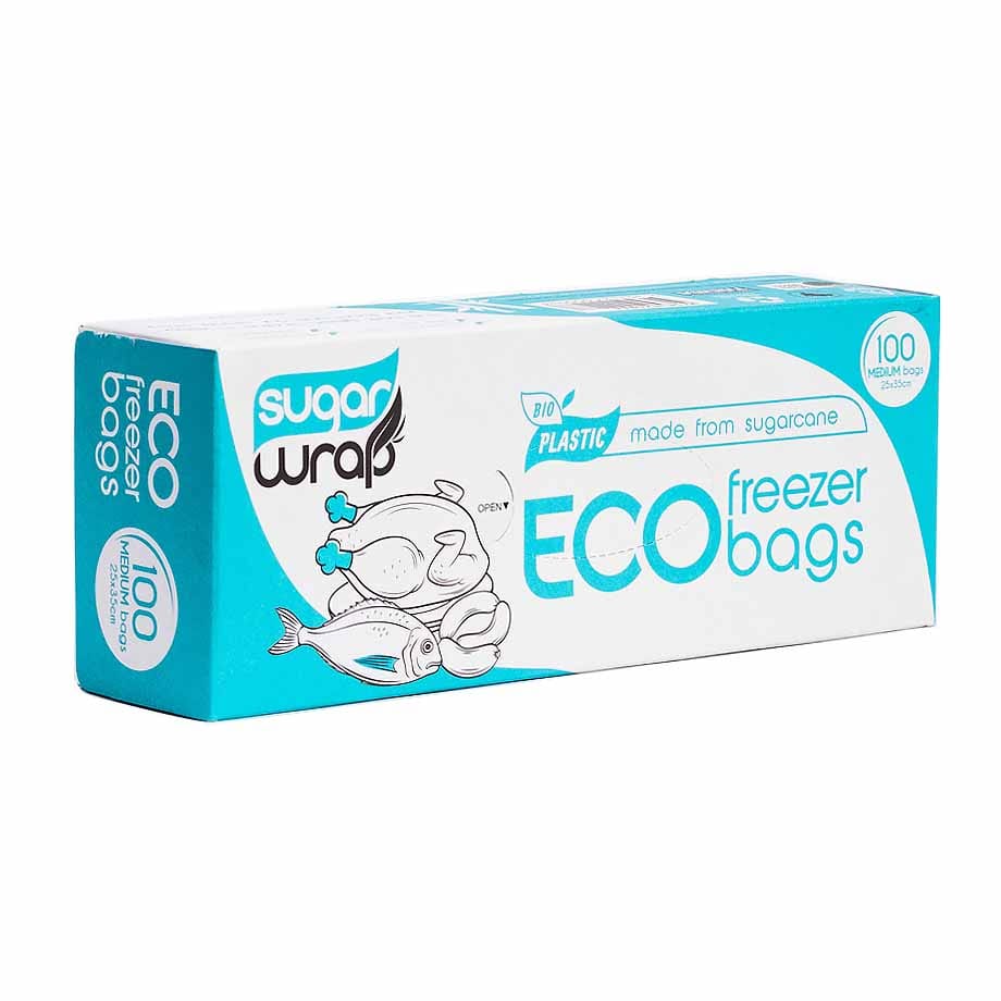 Sugar Wrap Eco Freezer Bag Medium
 100 x Medium