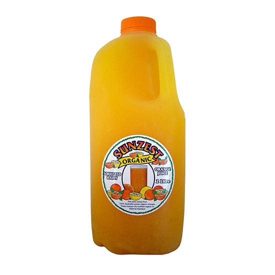 Sunzest Orange Juice Fresh 2L