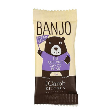 The Carob Kitchen Vegan Banjo The Carob Bear Coconut 15g