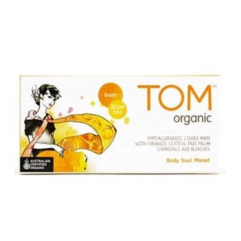 Tom Organic Panty Liners Ultra Thin 26's