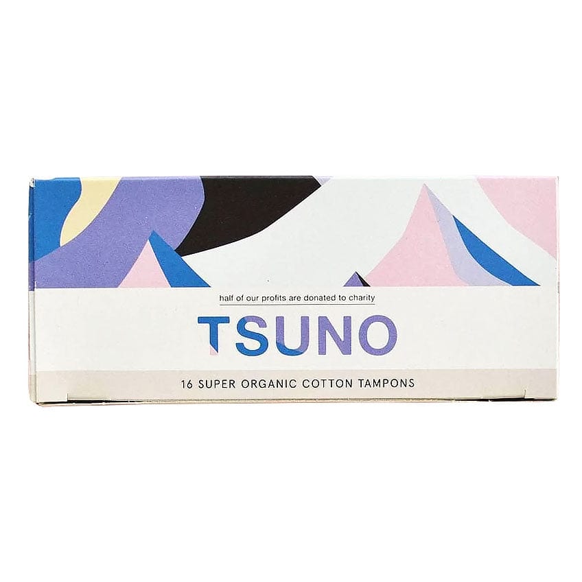Tsuno Organic Cotton Tampons Super 16pk