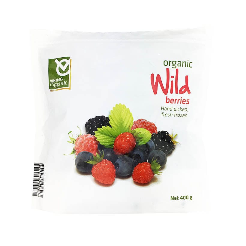 Viking Organic Frozen Organic Wild Berries 400g