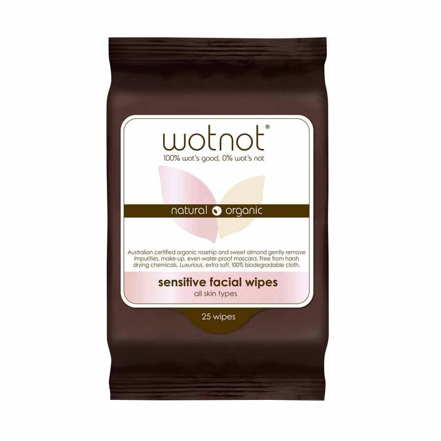Wotnot Facial Wipes Sensitive Skin All Skin Types 25 wipes